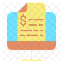 Monline Payment Display Invoice Dollar Icon