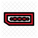 Display Port Digital Video Connection Icon