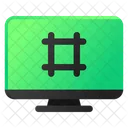 Excel Screen Work Icon