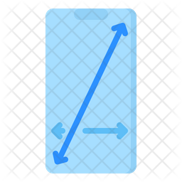 Display Size Icon - Download in Flat Style