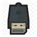 Display Port DP Digital Symbol