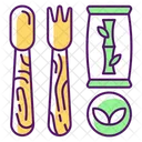 Disposable cutlery  Icon