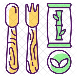 Disposable cutlery  Icon