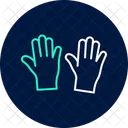 Disposable gloves  Icon