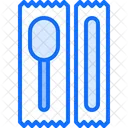 Disposable Spoon Disposable Stick Disposable Icon