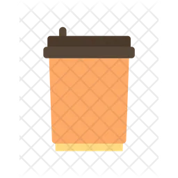 Disposable to-go coffee cup  Icon