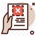 Disposal Document Disposal Document Icon