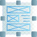Layout Arranjo Composicao Ícone