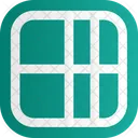 Layout Design Arranjo Ícone