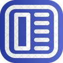 Layout Design Arranjo Ícone
