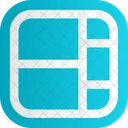 Layout Design Arranjo Ícone