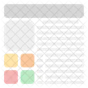 Diseno Bloque Patron Icono