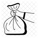 Disposing Trash Dumping Waste Icon