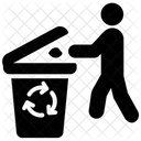 Disposing Trash Waste Disposal Recycling Trash Icon