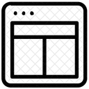 Double Inferieur Elements Icône