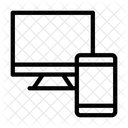 Condivisione Di File Trasferimento Dati Dispositivi Mobili Icon