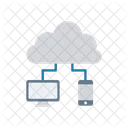 Dispositivi connessi al cloud  Icon