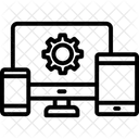 Dispositivi Reattivi Monitor Dispositivi Mobili Icon
