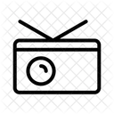 Dispositivo de antena de som de rádio  Ícone