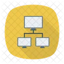 Dispositivo Connesso Rete Connessioni Icon