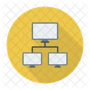 Dispositivo Connesso Rete Connessioni Icon