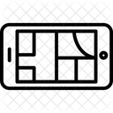 Dispositivo Direcional Localizacao Mapa Ícone