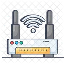 Enrutador Wifi Dispositivo De Internet Enrutador Inalambrico Icono