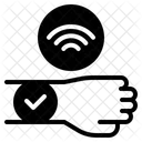 Rastreadores De Actividad Fisica Monitoreo Del Sueno Seguimiento De La Ubicacion Icono