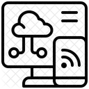 Dispositivo en la nube  Icono