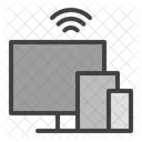 Dispositivos Monitor Laptop Ícone