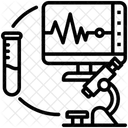Dispositivos Medicos Monitor Microscopio Icono