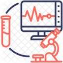 Dispositivos Medicos Monitor Microscopio Icono
