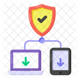 Seguridad de dispositivos  Icono