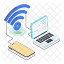 Dispositivos Sem Fio Conexao Sem Fio Dispositivo Conectado Ícone