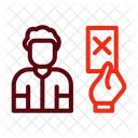 Disqualified Job Recruitment Icon