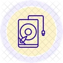 Disque Dur Externe Icône