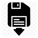 Disquete Backup Transferencia De Dados Ícone