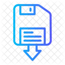 Disquete Backup Transferencia De Dados Ícone