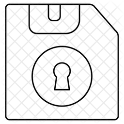 Disquete bloqueado  Icono