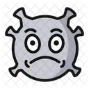 Dissatisfied Coronavirus Sad Icon