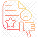 Dissatisfied  Icon