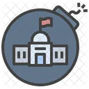 Dissolve Parliament Shutdown Government Icon