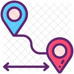 Distance  Icon