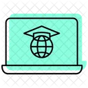 Online Learning E Learning Virtual Education Icon