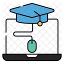 Online Education Online Learning Elearning Icon
