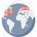 Distance Education Global Education Online Education Icon