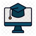 Distance Education Computer Education Icon