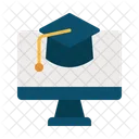 Distance Education Computer Education Icon