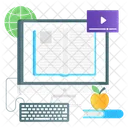 Distance Learning Online Learning Learning Application Icon