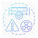 Distance Principle Radiation Icon